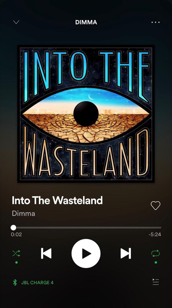 Into the wasteland single cover by Olli Karvonen