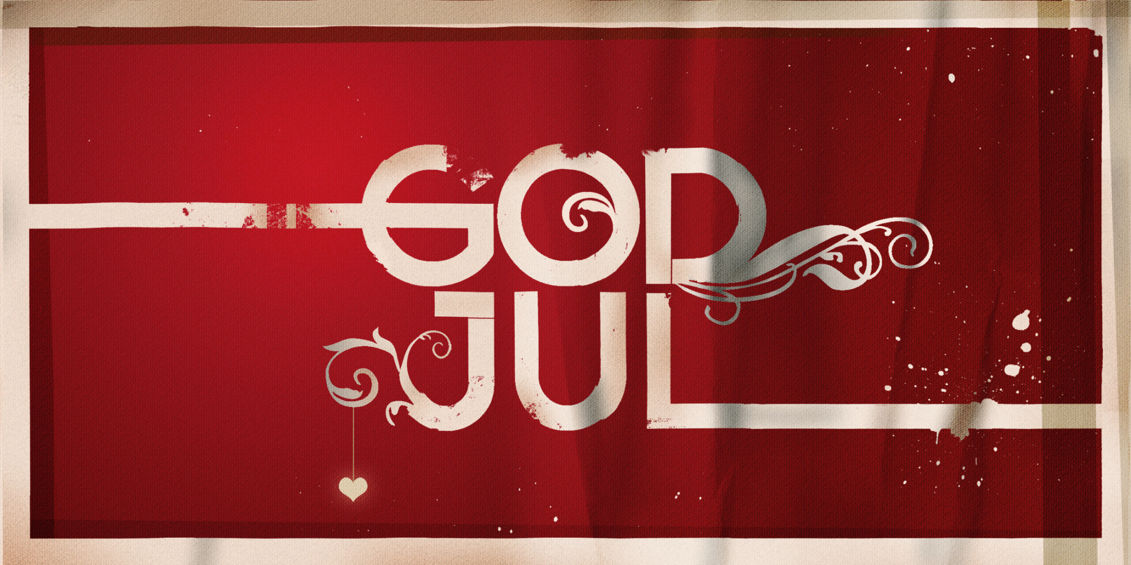 christmas card ”god jul” by Olli karvonen