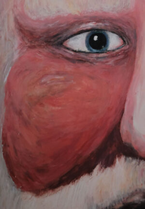 Bullyukko Acrylic fingerpainting by Olli Karvonen