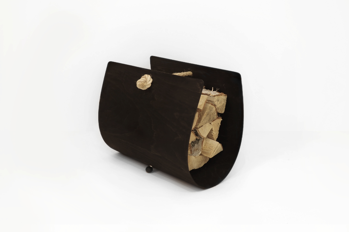 Wood carrier for your firewood design and made by Olli Karvonen